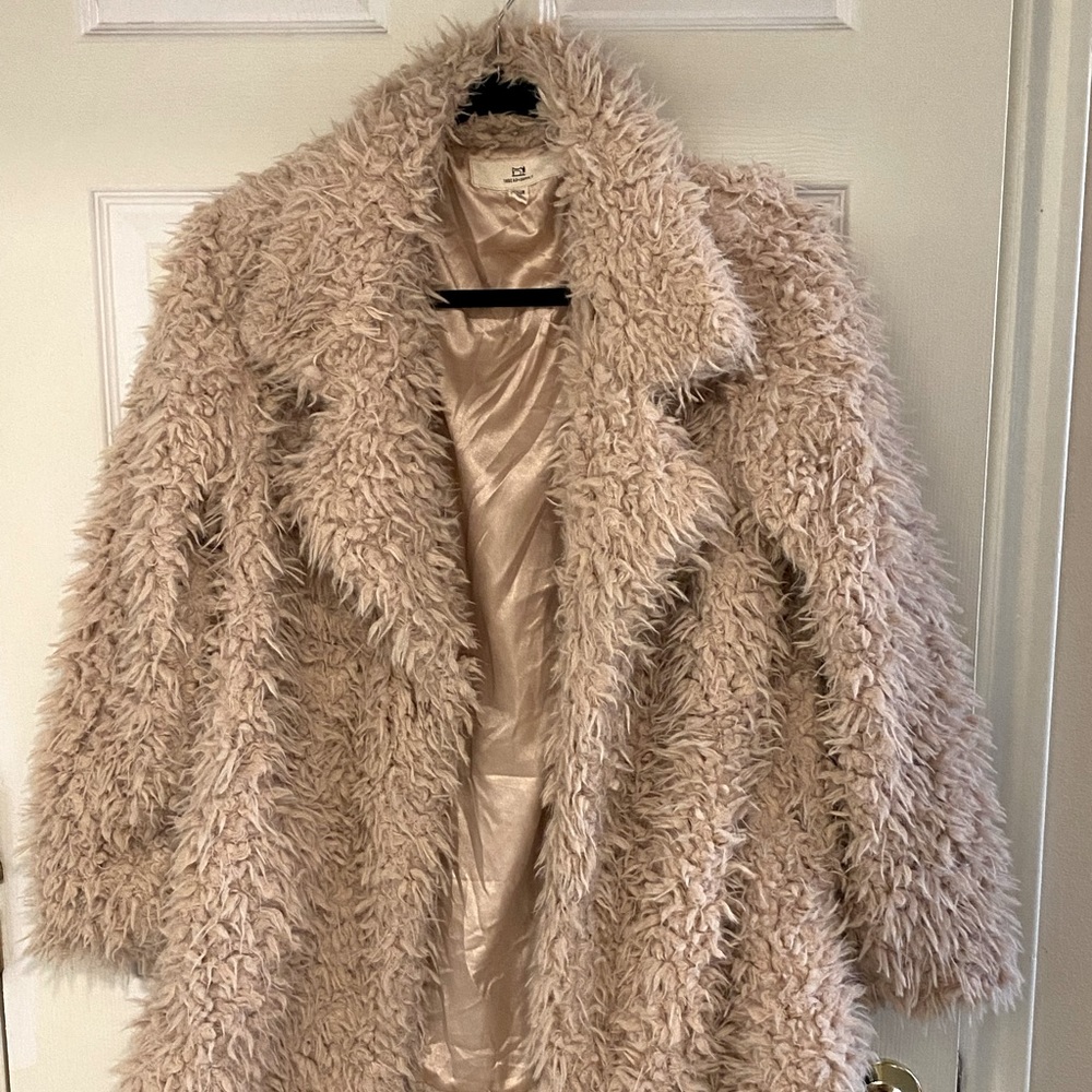 Tan Faux Fur Jacket